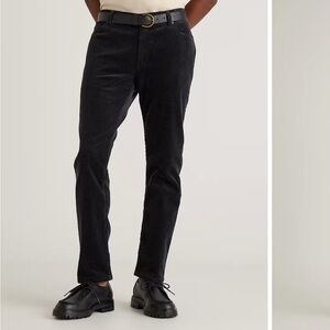 Quince Men's Organic Stretch Corduroy 5-Pocket Pants in Black